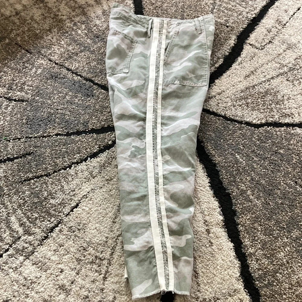 💙 Mother The Shaker Chop Crop Fray Desert Print - Picture 14 of 15